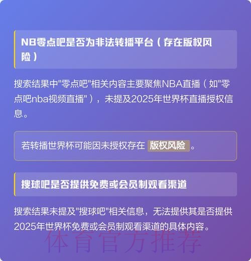 世界杯直播版权归属解析